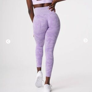 NVGTN Lilac Camo Seamless Leggings